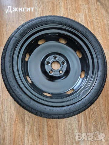 Чисто нова резервна гума тип патерица 125 70 R18 за VW Skoda Seat Audi , снимка 6 - Гуми и джанти - 53381395