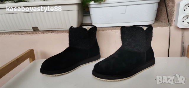 Боти Esprit 38 н. Естествен велур , снимка 5 - Дамски боти - 52377331