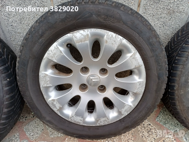  гуми с джанти за Ситроен (Пежо), снимка 2 - Гуми и джанти - 52390516