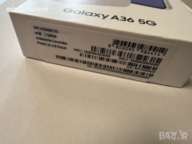 Samsung Galaxy A36 5G 128/6GB Нов не е лизингов!!!, снимка 4 - Samsung - 53097696