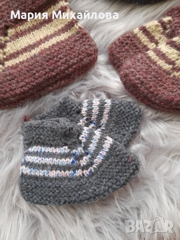 Ръчно изработени детски терлици и чорапи, снимка 7 - Чорапи - 43059185