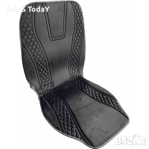 Подложка за седалка с нагряваща функция, Черна, Подложка за кола, за седалка с нагряваща функция