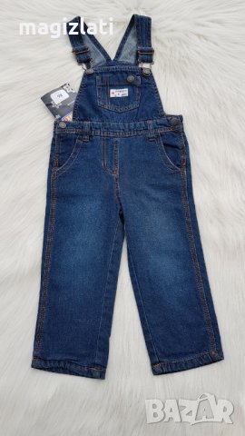 Нов дънков гащеризон 12-18 месеца