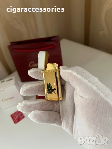 Cartier Panthère запалка, като нова, кутия и документи, снимка 2 - Запалки - 53480711