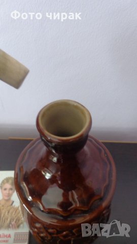 Комплект керамични бутилка и чаши - СССР, снимка 4 - Други ценни предмети - 33047784