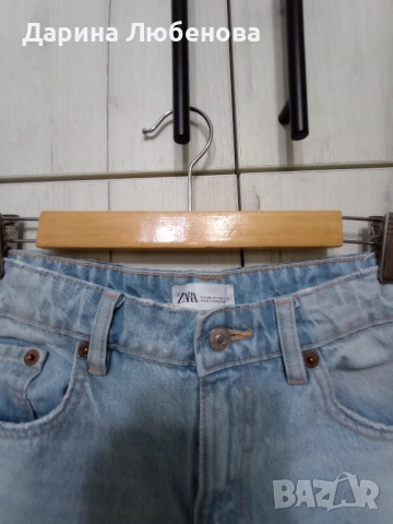 ZARA Дънкови панталонки, снимка 2 - Къси панталони и бермуди - 51865113