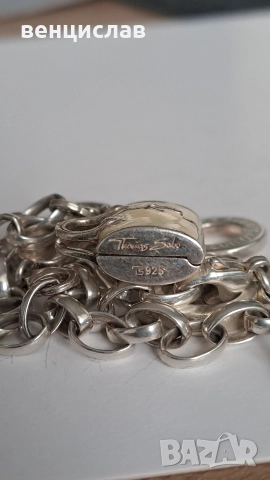 Сребърна гривна-Томас Сабо, снимка 7 - Колиета, медальони, синджири - 52921479