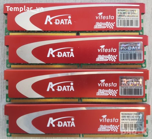 Adata VITESTA EXTREME 4x1 GB DDR2 800+, снимка 1 - RAM памет - 43674621