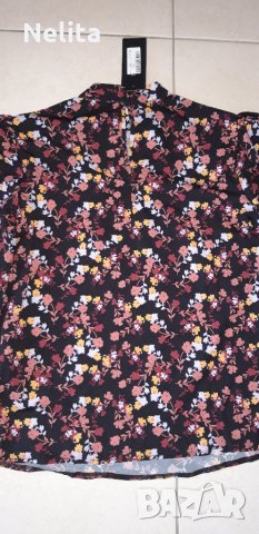 Дамска риза с висока яка - размер S, снимка 5 - Ризи - 32751890