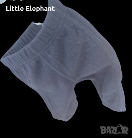 Панталонче за 3-6 мес момченце цялостен полар тъмно синьо,Англия/нов