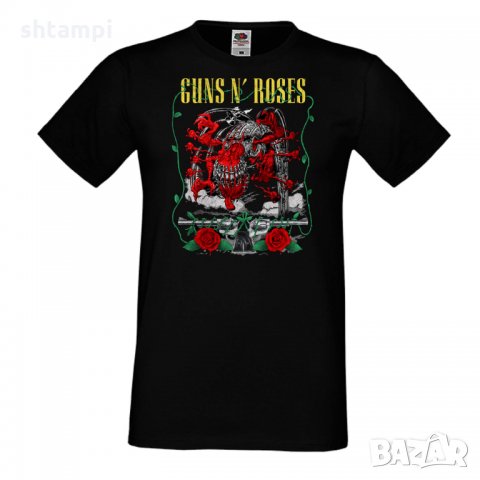 Мъжка тениска Guns n roses 11, снимка 2 - Тениски - 32913694