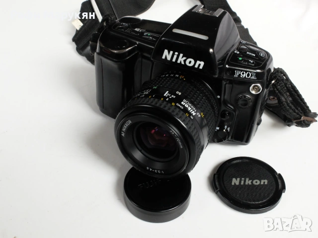 ФИЛМОВИЯТ AF"NIKON-F 90X" прекрасен тестван апарат, снимка 2 - Фотоапарати - 53589670