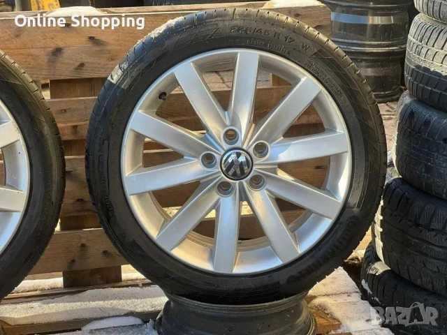 5х112 17 Джанти VW Golf Caddy Touran, снимка 4 - Гуми и джанти - 53073471