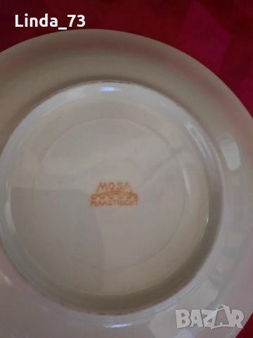 Чашка+чинийка за кафе-кост.порцелан-"Mosa Maastricht". Имат маркировка. Внос от Германия., снимка 7 - Чаши - 35119113
