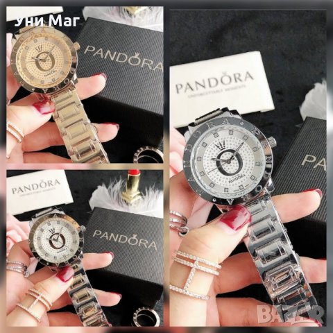 Стилен ръчен дамски часовник Pandora / Пандора, снимка 1 - Дамски - 37074130