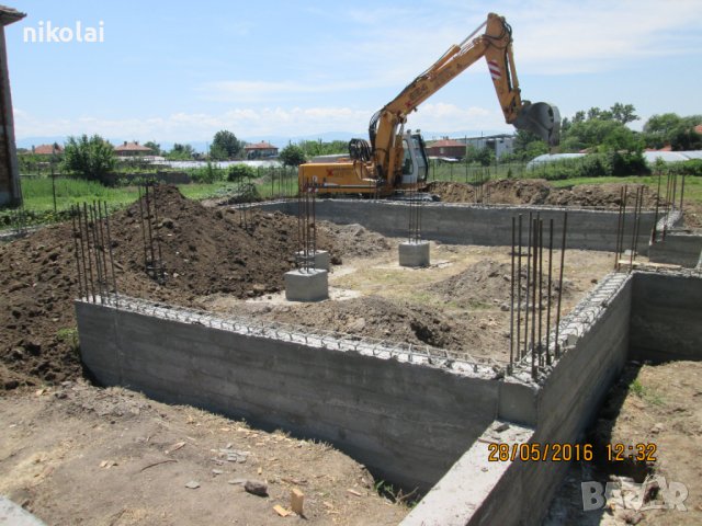 Услуги с багери изкопи насипи сэбаряне на сгради чук за разбиване на бетони, снимка 5 - Кърти, чисти, извозва - 36702004