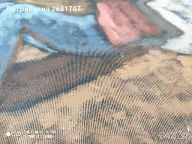 Стара картина рисувана, снимка 3 - Картини - 32879604