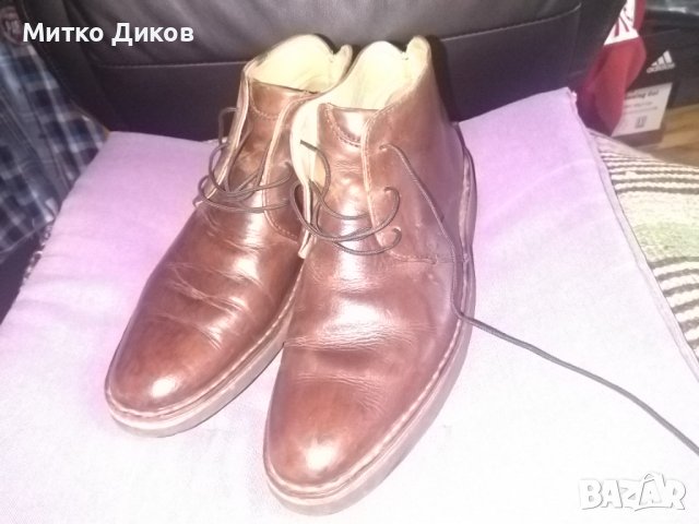 Женски боти маркови на  F M & B Тера Португалия дебела естествена кожа №39-40 стелка 25см, снимка 2 - Дамски боти - 39052678