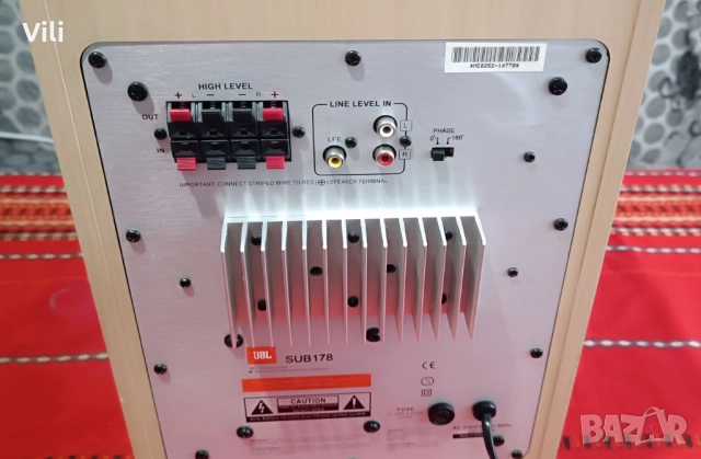 Активен субуфер JBL Sub178, снимка 9 - Тонколони - 51599672