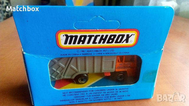 Matchbox China Refuse Truck 1/64 1981г, снимка 3 - Колекции - 43653300