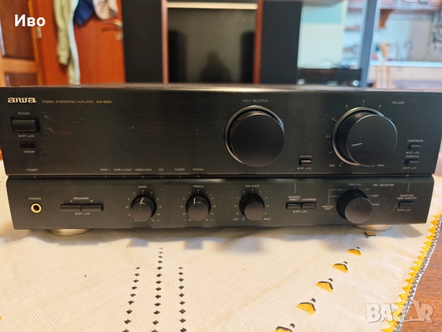 Продавам усилвател AIWA XA-950 – лична колекция, снимка 4 - Ресийвъри, усилватели, смесителни пултове - 52868027