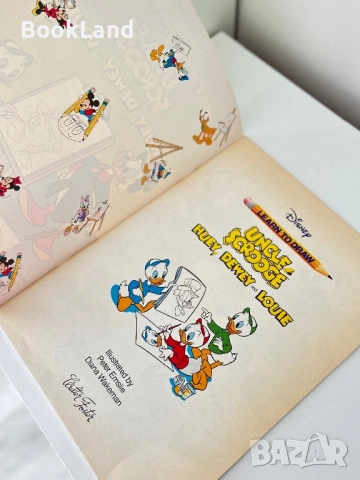 Learn to draw Uncle Scrodge, Huey, Dewey and Louie| Disney| Как да нарисуваш Чичо Скрудж, снимка 2 - Други - 51591619