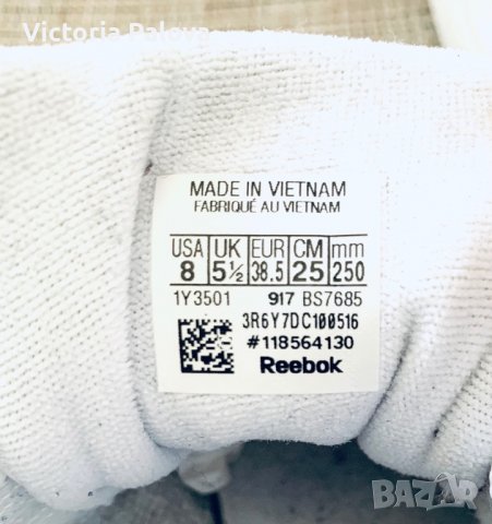 Оригинални маратонки REEBOK CLASSIC  естествена кожа, снимка 4 - Маратонки - 36807144