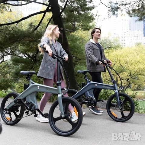 Сгъваемо електрическо колело DYU T1 500W 36V 10Ah, снимка 6 - Велосипеди - 51382058