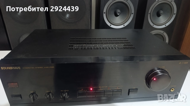 SAUNDWAVE A 1100R, снимка 4 - Ресийвъри, усилватели, смесителни пултове - 52728961