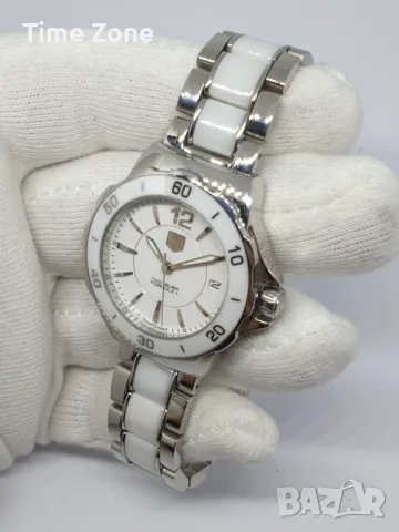 TAG Heuer Formula 1 35mm White Ceramic White Dial Дамски от Недраскаема Керамика, снимка 5 - Дамски - 47991864
