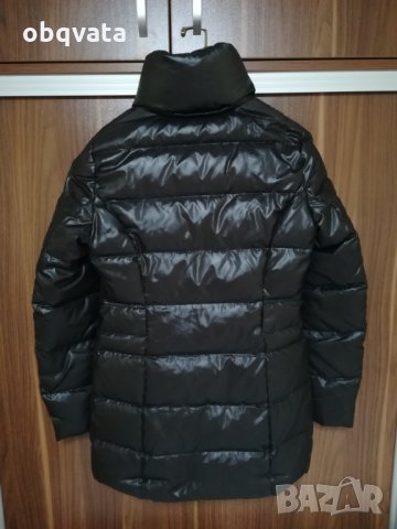 Дамско черно яке от пух, снимка 4 - Якета - 34982665