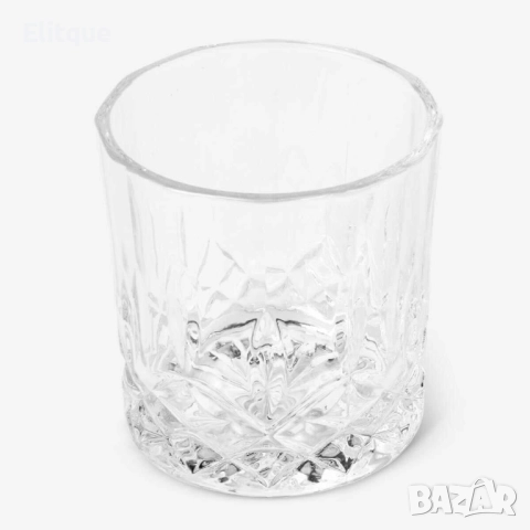 Комплект от деликатно стъкло,6 чаши и купа за лед с удобни щипки, снимка 9 - Чаши - 52894827