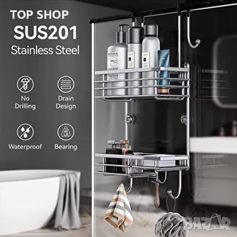 Нов Органайзер Рафт за съхранение Организатор кухня дом баня закачалка, снимка 7 - Други стоки за дома - 49956867