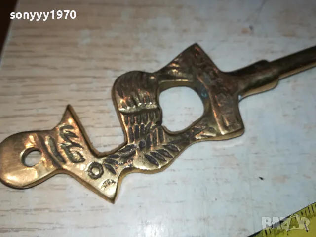 ОБУВАЛКА МЕД МЕСИНГ С ЕЛЕНЧЕ-ВНОС БЕЛГИЯ 2401251907, снимка 11 - Антикварни и старинни предмети - 48815520