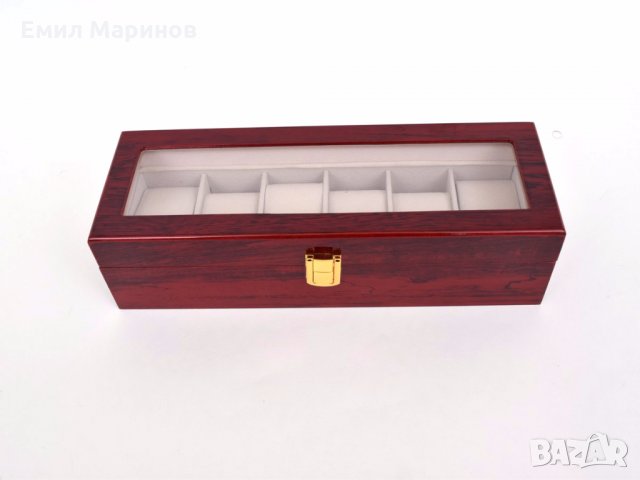 Кутия за часовник Кутия за часовници 6 броя Куфар за часовници, снимка 2 - Мъжки - 26938517