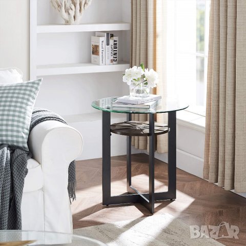 Стъклена масичка за кафе / холна маса / помощна масичка CJZ-1821, снимка 5 - Маси - 38951981