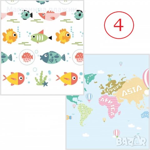 Голямо меко килимче за игра и гимнастика - двулицево 2 х 1.8м, снимка 5 - Други - 36758722