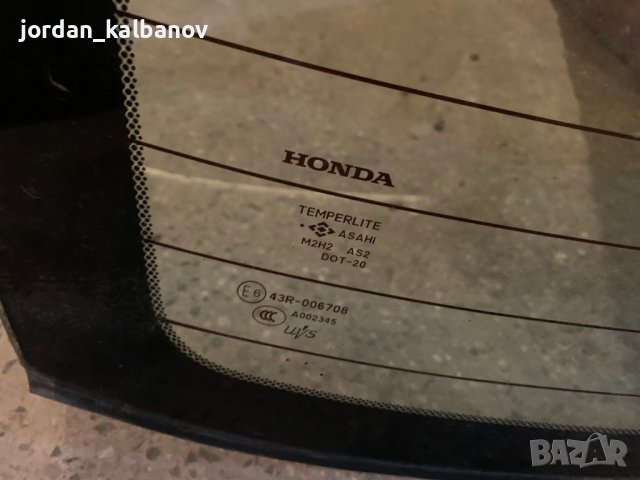 Задно стъкло за Honda Civic 2006-2011 седан само за 100лв, снимка 3 - Части - 44056155