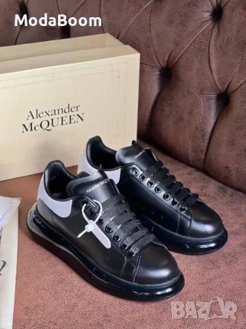 Alexander McQueen черни мъжки маратонки , снимка 3 - Маратонки - 48251425