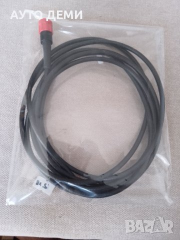 Висококачествен ширмован черен кабел с конектор за авто антена на кола или камион , снимка 2 - Аксесоари и консумативи - 37572591