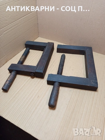 Комплект Соц Стари Дървени Стяги. НОМЕР 729., снимка 3 - Антикварни и старинни предмети - 53527956