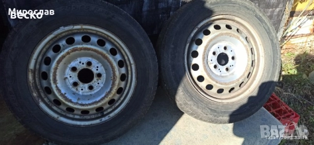 2 бр. гуми с джанти за Мерцедес вито 205.65.16C 