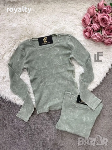 Блуза LFS Basics MustHaves Green 9480
