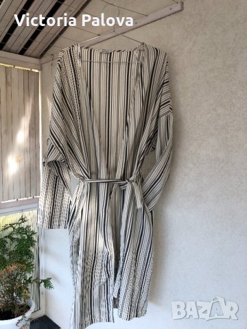 Модерна рокля-наметало MONKI,памук, снимка 6 - Рокли - 26372289