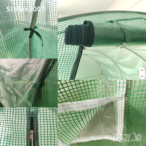 НОВО! Оранжерия с навиващо покривало, снимка 12 - Оранжерии - 52752262