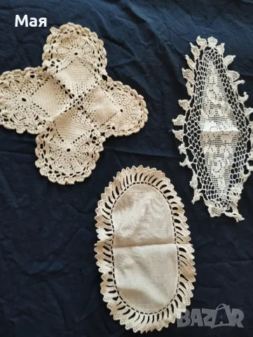 Ръчно плетени покривки едновремешни, снимка 4 - Декорация за дома - 50431536