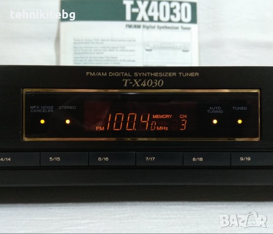 ⭐⭐⭐ TEAC T-X4030 ⭐⭐⭐ Висок клас тунер , 20 станции памет, снимка 3 - Ресийвъри, усилватели, смесителни пултове - 31802651