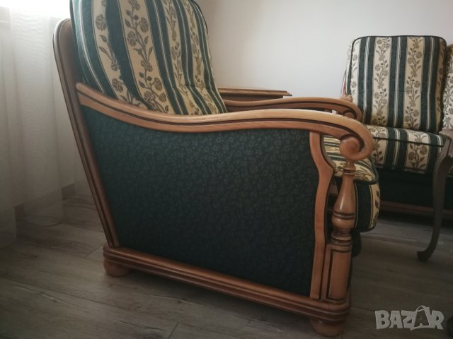 Френска Бутикова холова гарнитура , снимка 3 - Дивани и мека мебел - 43038630