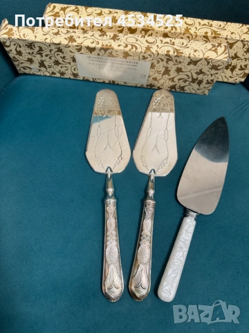 Елегантни лопатки за сервиране на торта – Италия и Sheffield