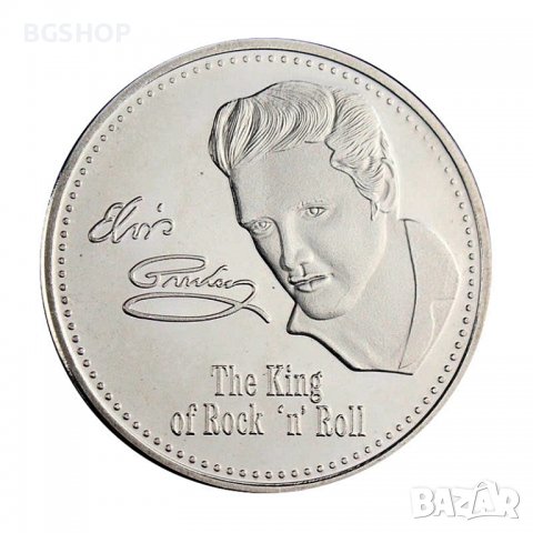 Elvis Presley / Елвис Пресли - Монета - Silver, снимка 4 - Нумизматика и бонистика - 37899365